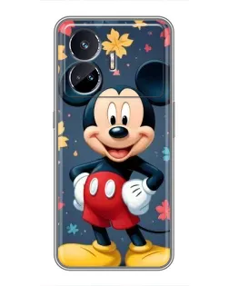 Чехол для Realme GT5 с картинкой «Осенний Mickey Mouse»