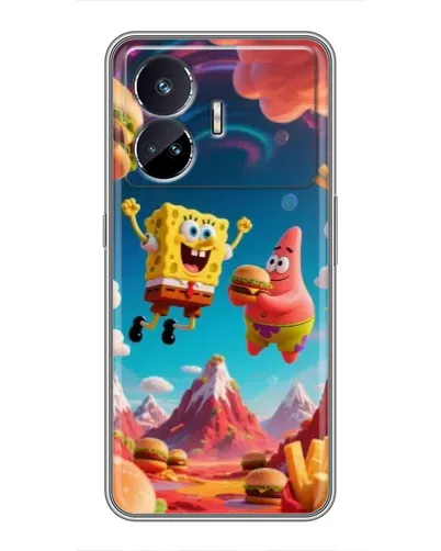 Чохол для Realme GT5 з картинкою «Космічний фастфуд»