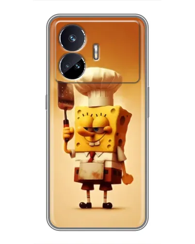 Чохол для Realme GT5 з картинкою «Губка Боб кухар»
