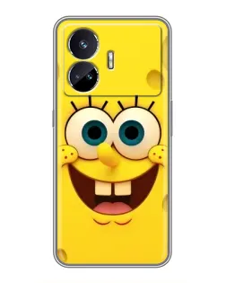 Чохол для Realme GT5 з картинкою «Губка Боб посмішка»