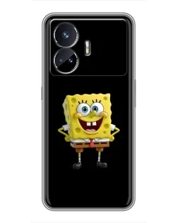 Чохол для Realme GT5 з картинкою «Класичний Губка Боб»