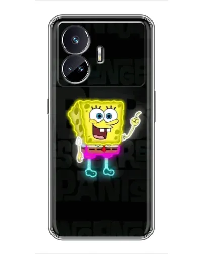 Чохол для Realme GT5 з картинкою «Неоновий Губка Боб»