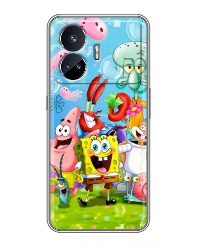 Чохол для Realme GT5 з картинкою «Губка Боб та друзі» Чохол для Realme GT5 з картинкою «Губка Боб та друзі»
