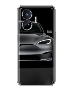 Чехол для Realme GT5 с картинкой «Tesla Model S Look» Чехол для Realme GT5 с картинкой «Tesla Model S Look»