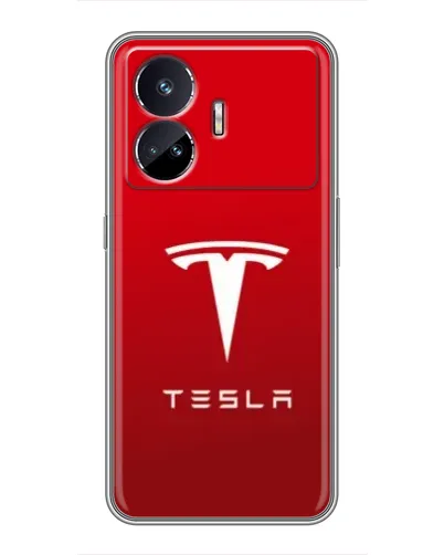 Чохол для Realme GT5 з картинкою «Tesla Red Classic»