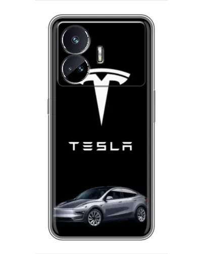 Чохол для Realme GT5 з картинкою «Tesla Model Y»