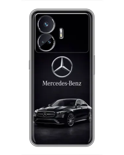 Чехол для Realme GT5 с картинкой «Mercedes — решетка радиатора»