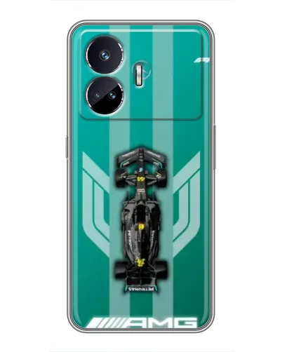 Чехол для Realme GT5 с картинкой «Mercedes AMG Petronas»