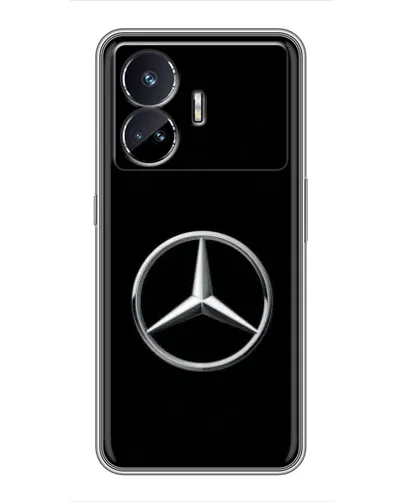 Чехол для Realme GT5 с картинкой «Mercedes классический лого»