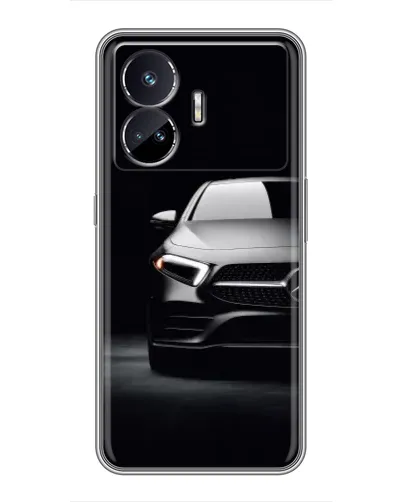 Чехол для Realme GT5 с картинкой «Свет фар Mercedes»