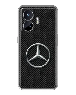 Чехол для Realme GT5 с картинкой «Карбоновый Mercedes стиль»
