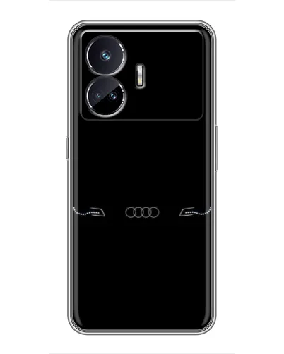 Чехол для Realme GT5 с картинкой «Audi — световой подпись»