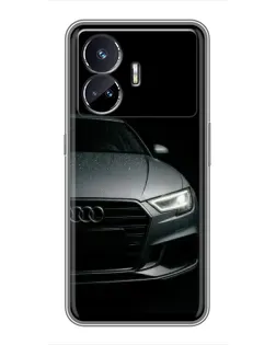 Чехол для Realme GT5 с картинкой «Audi — детализация кузова»