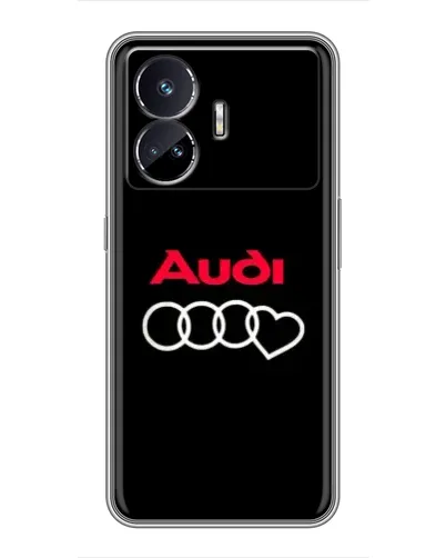 Чехол для Realme GT5 с картинкой «Логотип Audi Heart»