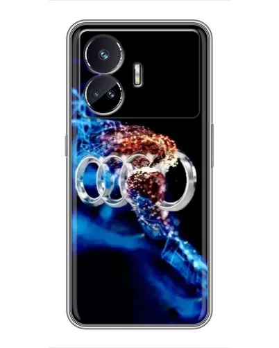 Чехол для Realme GT5 с картинкой «Энергия лого Audi»