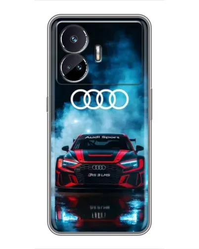 Чехол для Realme GT5 с картинкой «Audi Sport — неон»