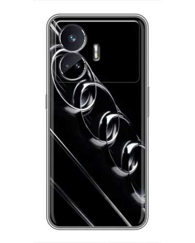 Чехол для Realme GT5 с картинкой «Audi — абстрактные кольца»