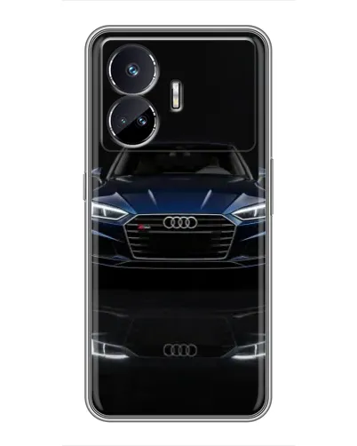 Чехол для Realme GT5 с картинкой «Audi — ночное отражение»