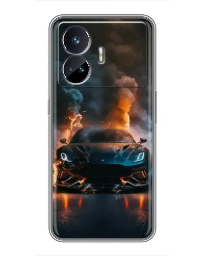 Чохол для Realme GT5 з картинкою «Lamborghini димна естетика» Чохол для Realme GT5 з картинкою «Lamborghini димна естетика»