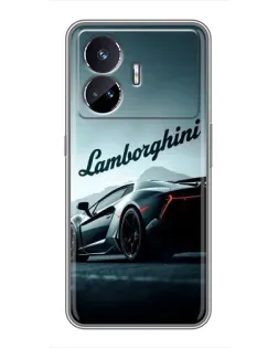 Чохол для Realme GT5 з картинкою «Класичний Lamborghini надпис»