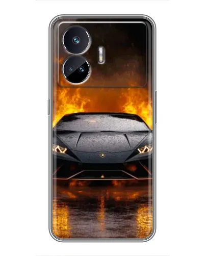 Чохол для Realme GT5 з картинкою «Lamborghini у вогні» Чохол для Realme GT5 з картинкою «Lamborghini у вогні»