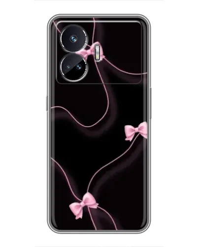 Чехол для Realme GT5 с картинкой «Розовые ленты»