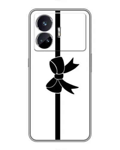 Чехол для Realme GT5 с картинкой «Вертикальный бант»
