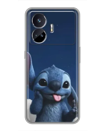 Чехол для Realme GT5 с картинкой «Стич в облаках» Чехол для Realme GT5 с картинкой «Стич в облаках»