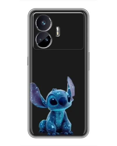 Чехол для Realme GT5 с картинкой «Стич на черном» Чехол для Realme GT5 с картинкой «Стич на черном»