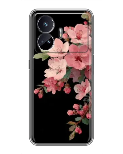 Чехол для Realme GT5 с картинкой «Розовая ветка сакуры»