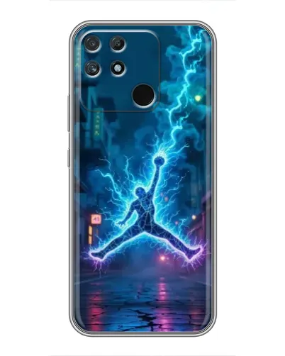 Чохол для Realme NARZO 30A з картинкою «Jordan Gold Jumpman»