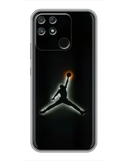 Чохол для Realme NARZO 30A з картинкою «Jordan Gradient Logo»
