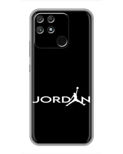 Чохол для Realme NARZO 30A з картинкою «Jordan White Logo»