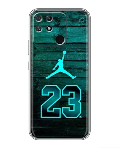 Чохол для Realme NARZO 30A з картинкою «Jordan Cyan 23»