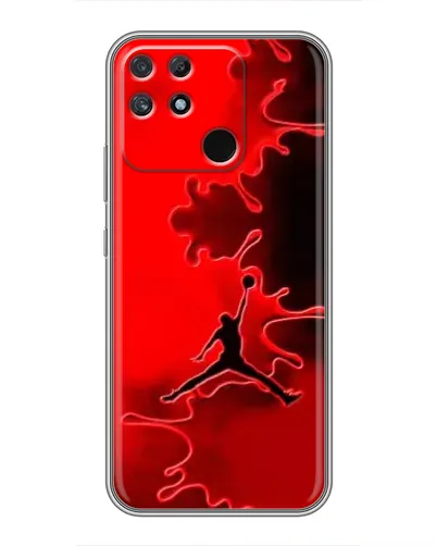 Чохол для Realme NARZO 30A з картинкою «Jordan Red Smoke»