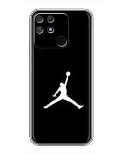 Чохол для Realme NARZO 30A з картинкою «Jordan Silhouette»