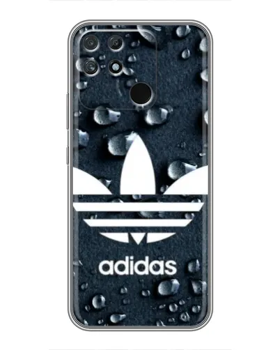 Чохол для Realme NARZO 30A з картинкою «Adidas Trefoil Blue»