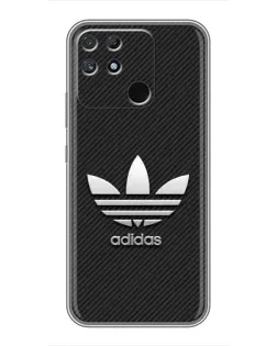 Чохол для Realme NARZO 30A з картинкою «Adidas Карбонова текстура»