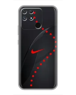 Чохол для Realme NARZO 30A з картинкою «Абстрактний дизайн Nike»