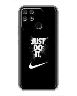 Чохол для Realme NARZO 30A з картинкою «Текстовий принт Nike»