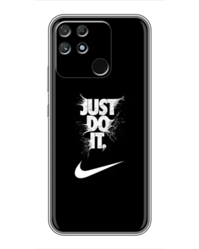 Чохол для Realme NARZO 30A з картинкою «Текстовий принт Nike»