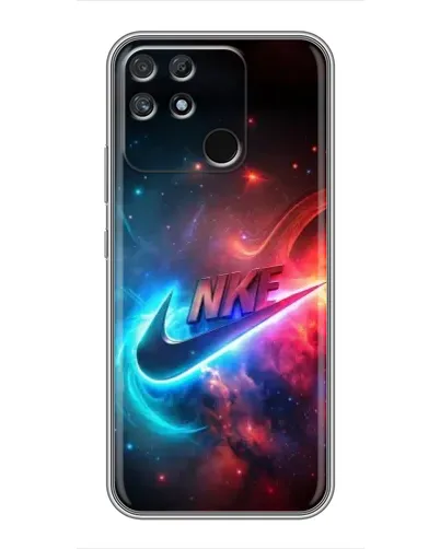 Чохол для Realme NARZO 30A з картинкою «Вогняний логотип Nike»