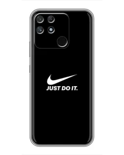 Чохол для Realme NARZO 30A з картинкою «Мінімалізм від Nike»