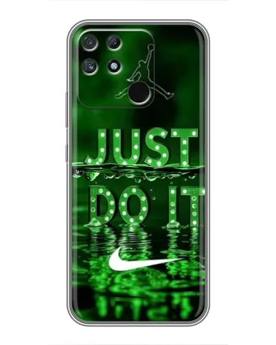 Чохол для Realme NARZO 30A з картинкою «Зелений неоновий Nike»