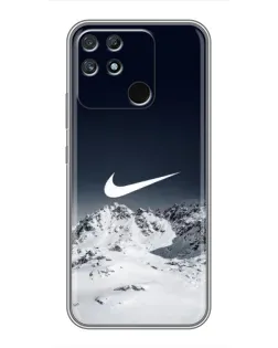 Чохол для Realme NARZO 30A з картинкою «Nike — зимові гори»