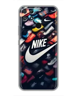 Чохол для Realme NARZO 30A з картинкою «Колекція кросівок Nike»