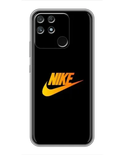 Чохол для Realme NARZO 30A з картинкою «Золотий логотип Nike»