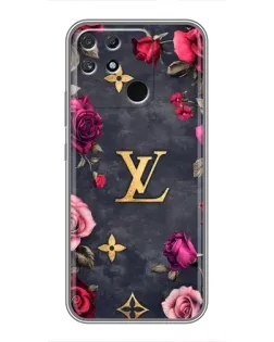 Чохол для Realme NARZO 30A з картинкою «Квітковий Louis Vuitton»