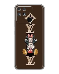 Чохол для Realme NARZO 30A з картинкою «LV та Міккі Маус»