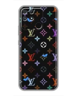 Чохол для Realme NARZO 30A з картинкою «Кольорова монограма LV»